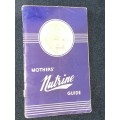 NUSTRINE MOTHERS GUIDE SCARCE VINTAGE INFORMATIONAL BROCHURE