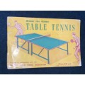 KNOW THE GAME TABLE TENNIS - VINTAGE BOOKLET