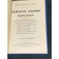 GERMAN IDIOMS SIMPLIFIED