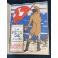 LA FETE DE JUIN E. JAQUES DALCROZE ORIGINAL  1914 MUSIC SCORE BOUND