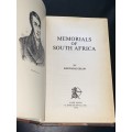 MEMORIALS OF SOUTH AFRICA BY BARNABAS SHAW LIMITED EDITION