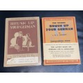 2 X WARTIME BRUSH UP YOUR GERMAN BY J.B.C. GRUNDY