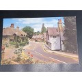 THE OLD VILLAGE  SHANKLIN ISLE OF WIGHT POSTCARD TO LONDON 1971