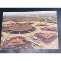 VINTAGE CHARLES DE GAULLE AIRPORT POSTCARD