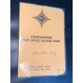 VINTAGE POST OFFICE SAVINGS BANK BOOK/ POSSPAARBANK BOEK 1980`S