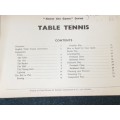 KNOW THE GAME TABLE TENNIS