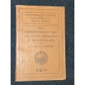 ONDERVINDINGEN VAN EEN JONGE PREDIKANT IN NAMAKWALAND DOOR DS. W.J. CONRADIE 1909
