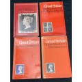 GREAT BRITAIN SPECIALISED STAMP CATALOGUES VOL 1 - 4
