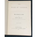 THE BOOK OF GENISIS WITH INTRODUCTION AND NOTES BY MARCUS DODS 1907