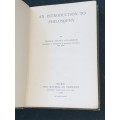 AN INTRODUCTION TO PHILOSOPHY BY GEORGE STUART FULLERTON 1906