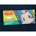 VINTAGE SOUVENIR FROM EGYPT 10 COLOR SLIDES OF EGYPTIAN MUSEUM ON KODAK FILM
