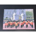 VINTAGE CHANGING OF THE GUARD LONDON UK POSTCARD