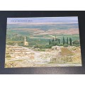 VINTAGE VIEW OF THE PLAIN OF JERICO ISRAEL POSTCARD