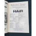 HAIR PLAYBILL PROGRAMME - SHAFTESBURY THEATRE