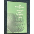 AN INTRODUCTION TO LANGUAGES AND LANGUAGES IN AFRICA BY PIERR ALEANDRE