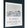 WARDEN GEDENKBLAD 1913-1963