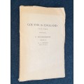 GOETHE IN ENGLAND 1909-1949 A BIBLIOGRAPHY COMPILED BY A.J. DICKSON