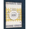 FAVOURITE FARE / GEURIGE GEREGTE