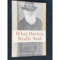 WHAT DARWIN REALLY SAID BY BENJAMIN FARRINGTON