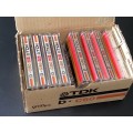 BLANK BOX OF 8 UNUSED 1977 JAPANESE TDK D* C60 CASSETTE TAPES