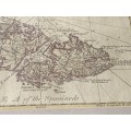 1787 A CHART OF FALKLAND`S ISLANDS BY THOMAS KITCHIN