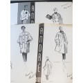 VINTAGE ANDRE FASHIONS PRINTS DESIGNED BY PEARL ALEXANDER X 14