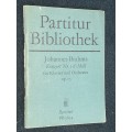 PARTITUR BIBLIOTHEK JOHANNES BRAHMS KONZERT NR. I D -MOLL FUR KLAVIER UND ORCHESTER OP 15