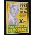 ANC 1993 VOTES FOR ALL! BOOKLET