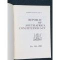 REPUBLIC OF SOUTH AFRICA CONSTITUTION ACT NO. 110, 1983