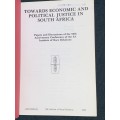TOWARD ECONOMIC & POLITICAL JUSTICE ON SOUTH AFRICA