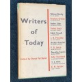 WRITERS OF TODAY EDITED BY DENYS VAL BAKER