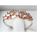 **EXCLUSIVE PIECE [R46542]** NATURAL PINK DIAMOND [0.550ct] RING [18KT WHITE / ROSE GOLD] -SEE VIDEO