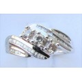 **BRILLIANT BUY [R41042]** TRILOGY DESIGN [0.750ct] DIAMOND RING [WHITE GOLD] - **SEE VIDEO**
