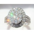 **ONLY 1 IN SA [R65643]** INVISIBLE OVAL DESIGN [1.250ct] DIAMOND RING [WHITE GOLD] - BUY SAFE
