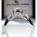 **SOUGHT AFTER [R28083]** ROUND / BAGUETTE CUT [0.400ct] DIAMOND RING [WHITE GOLD] - BUY SAFE