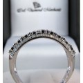 **ONCE-OFF DEAL [R26419]** DIAMOND CLUSTER [0.300ct] BAND [WHITE GOLD] - BUY SAFE