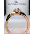 **CRAZY DEAL [R33639]** DESIGNER [0.400ct] CLUSTER DIAMOND RING [YELLOW GOLD] - **SEE VIDEO**