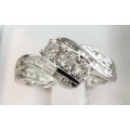 **PROMO DEAL [R41042]** TRILOGY DESIGN [0.750ct] DIAMOND RING [WHITE GOLD] - **SEE VIDEO**