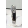 **TOP DEAL [R27419]** HIGH [H / SI] QUALITY [0.250ct] DIAMOND PAVE BAND [WHITE GOLD] - BUY SAFE