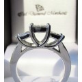 **JAW DROPPING [R59855]** INVISIBLE DESIGN [1.250ct] DIAMOND RING [4.712g] WHITE GOLD - BUY SAFE