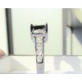 **JAW DROPPING [R59855]** INVISIBLE DESIGN [1.250ct] DIAMOND RING [3.844g] WHITE GOLD - BUY SAFE