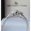 **UNBEATABLE VALUE [R30412]** MARQUISE DESIGN [0.400ct] DIAMOND RING [2.364g] WHITE GOLD-*SEE VIDEO*