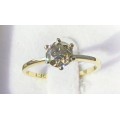 **BARGAIN BUY [R52764]** OUR FAMOUS 1CT DIAMOND SOLITAIRE RING [1.00ct] YELLOW GOLD - BUY SAFE