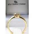**1/2ct SPECIAL [R27314]** ROUND CUT [0.600ct] SOLITAIRE DIAMOND RING [WHITE GOLD] - BUY SAFE