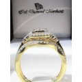 **SUPER SPECIAL [R40258]** BRIDAL TWINSET [0.600ct] DIAMOND RING [4.202g] YELLOW GOLD - BUY SAFE