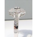 **SHOWSTOPPER [R52643]** FLORAL DESIGN [1.00ct] DIAMOND RING [WHITE GOLD] - BUY SAFE