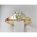 **BARGAIN BUY** OUR FAMOUS 1CT DIAMOND SOLITAIRE RING [1.00ct] YELLOW GOLD - BUY SAFE