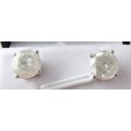 **BARGAIN BUY** MASSIVE CLEARANCE [3.110ct] DEAL ROUND CUT EARRINGS [WHITE GOLD] - BUY SAFE