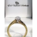 **TWINSET SPECIAL [R35258]** MARQUISE DESIGN [0.400ct] DIAMOND RING + BAND [YELLOW GOLD] - BUY SAFE