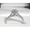 **SPECIAL DEAL [R28258]**  DESIGNER PIECE [0.350ct] DIAMOND RING [WHITE /YELLOW GOLD] - **SEE VIDEO*